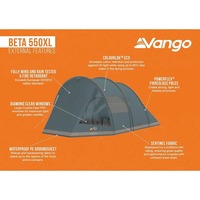 Палатка пятиместная Vango Beta 550XL Mineral Green (930842)