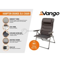 Стул кемпинговый Vango Hampton Grande DLX Chair Excalibur (930851)