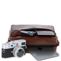 Сумка кожаная через плечо Ashwood T72 Chestnut (T72 CHESTNUT)