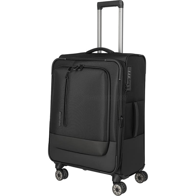 Чемодан на 4 колесах Travelite Crosslite 5.0 M 61/66л Black (TL092948-01)