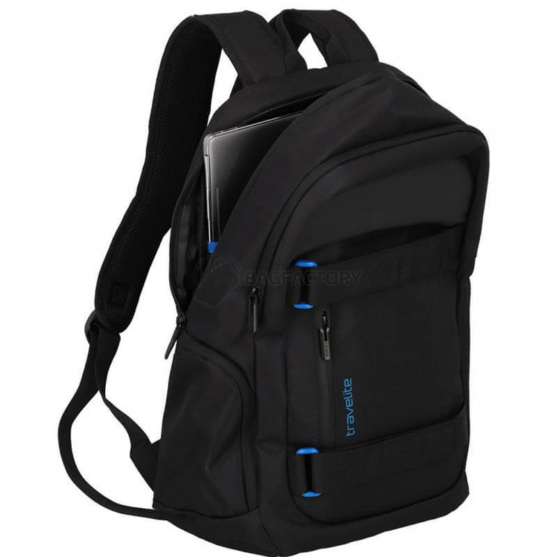 Городской рюкзак Travelite Pathway Stripe Black для ноутбука 15