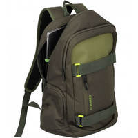 Городской рюкзак Travelite Pathway Stripe Olive для ноутбука 15