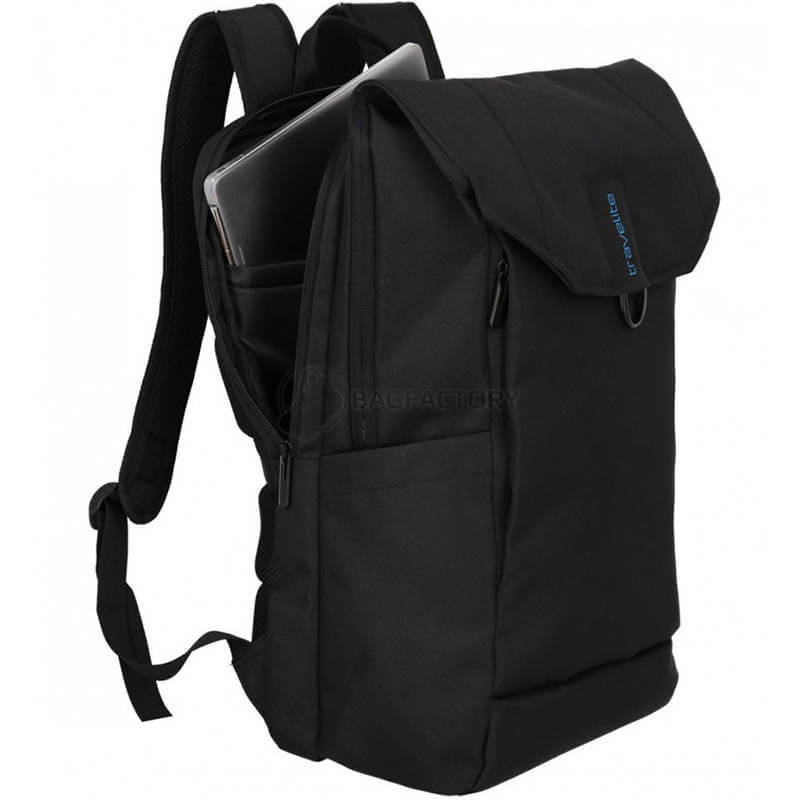 Городской рюкзак Travelite Pathway Fold Black для ноутбука 15