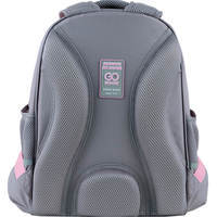 Школьный полукаркасный рюкзак GoPack Education Meow Серый 15л (GO24-165M-3)