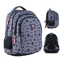 Рюкзак подростковый GoPack Teens 162M-6 16.5л Серый (GO24-162M-6)