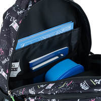Рюкзак подростковый GoPack Teens 162M-5 16.5л Черный (GO24-162M-5)