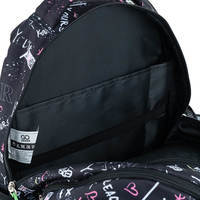 Рюкзак подростковый GoPack Teens 162M-5 16.5л Черный (GO24-162M-5)