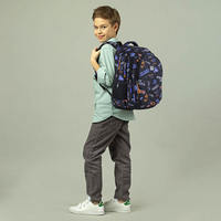 Рюкзак подростковый GoPack Teens 162M-3 16.5л Черный (GO24-162M-3)