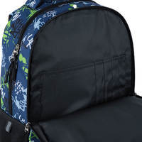 Рюкзак подростковый GoPack Teens 162M-2 16.5л Синий с принтом (GO24-162M-2)