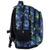 Рюкзак подростковый GoPack Teens 162M-2 16.5л Синий с принтом (GO24-162M-2)