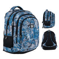 Рюкзак подростковый GoPack Teens 162M-1 Принт 16.5л (GO24-162M-1)