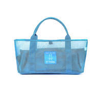 Кресло раскладное пляжное Helinox Beach Chair Blue Mesh (Tote Bag) (10678R2)