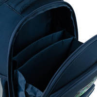 Школьный каркасный рюкзак GoPack Education Racing Car Синий 12.5л (GO24-597M-7)