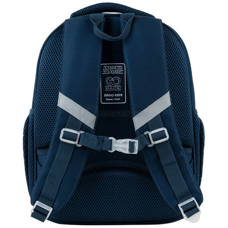 Школьный каркасный рюкзак GoPack Education Racing Car Синий 12.5л (GO24-597M-7)