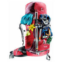 Туристический рюкзак Deuter Aircontact 60+10 SL aubergine-cranberry (3320416 5518)