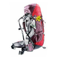 Туристический рюкзак Deuter Aircontact 60+10 SL aubergine-cranberry (3320416 5518)