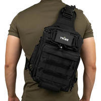 Тактическая сумка-слинг Tribe Sling Pack 6.5 L Черный (T-IE-0003-black) 