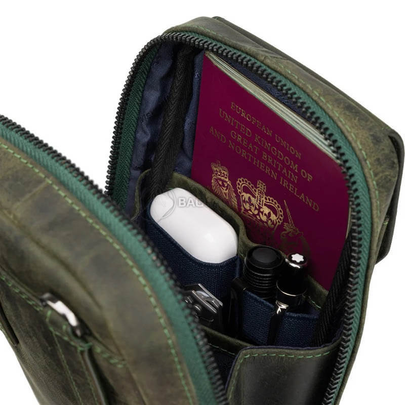 Мужская сумка Visconti Alex Oil Green (S45 OIL GRN)