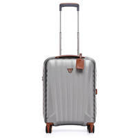 Чемодан на 4-х колесах Roncato E-lite 38л Титан/коньячный (5233/3445)