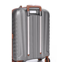 Чемодан на 4-х колесах Roncato E-lite 38л Титан/коньячный (5233/3445)
