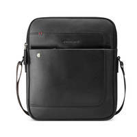 Мужская кожаная сумка Roncato Alaska Черный (412425/01)