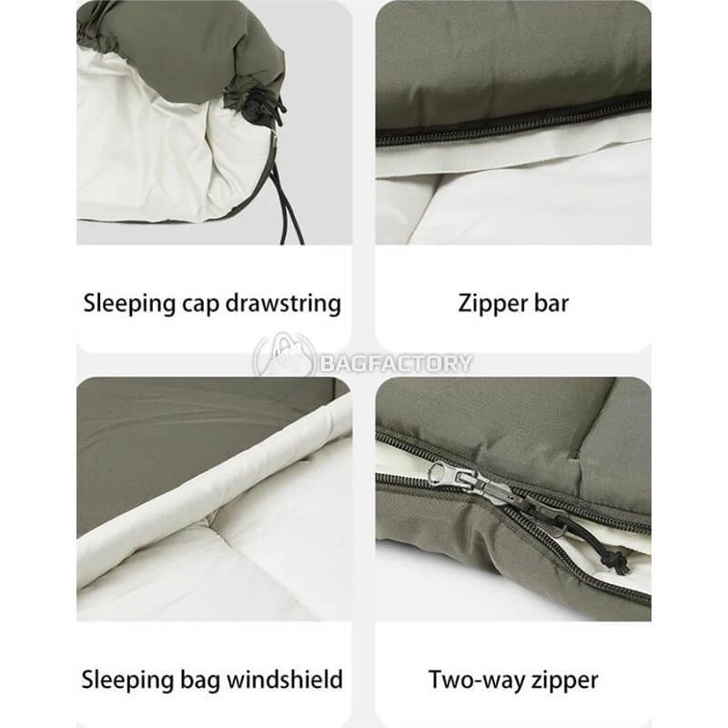 Спальный мешок Naturehike LD350 CNK2300SD016 темно-зеленый 225 см (6976023921810)