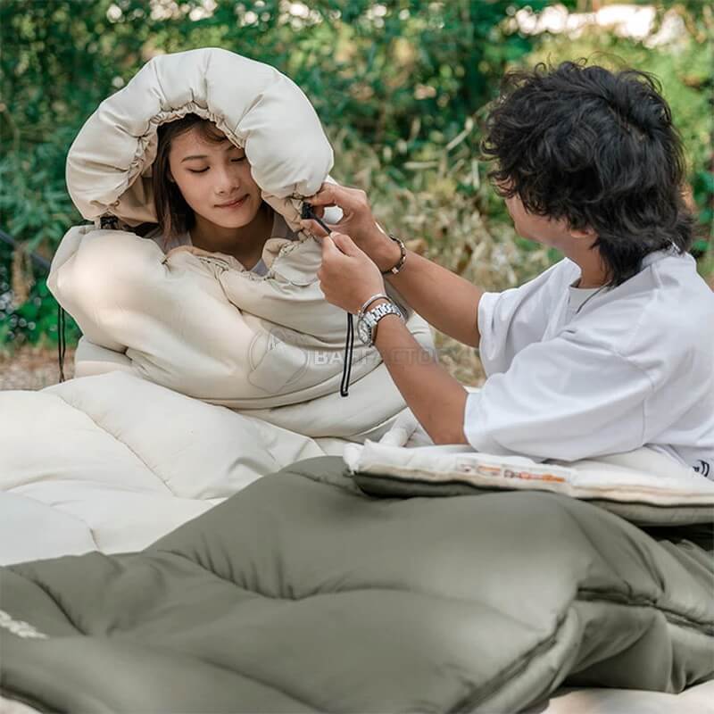 Спальный мешок Naturehike LD350 CNK2300SD016 темно-зеленый 225 см (6976023921810)