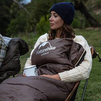 Спальный мешок Naturehike U250 NH20MSD07 (6°C) левый коричневый 220 см (6927595767207-L)