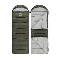 Спальный мешок Naturehike U250 NH20MSD07 (6°C) правый темно-зеленый 220 см (6927595767214-R)