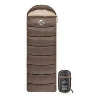 Спальный мешок Naturehike U250S NH20MSD07 (0°C) левый коричневый 220см (6927595769294-L)
