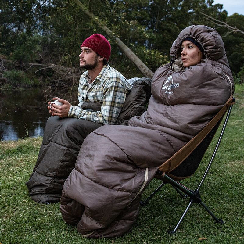 Спальный мешок Naturehike U250S NH20MSD07 (0°C) левый коричневый 220см (6927595769294-L)