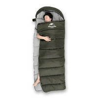 Спальный мешок Naturehike U250S NH20MSD07 (0°C) правый темно-зеленый 220см (6927595764305-R)