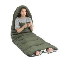 Спальный мешок Naturehike Y150L NH21MSD08 левый темно-зеленый 220 см (6975641888758)