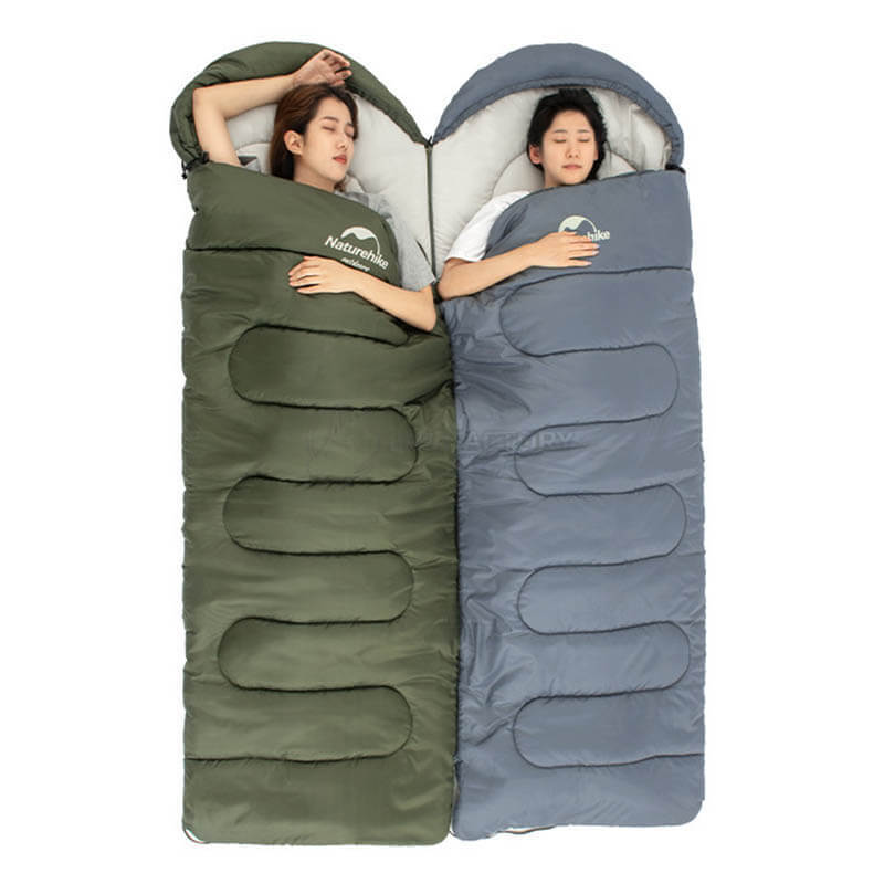 Спальный мешок Naturehike Y150L NH21MSD08 левый серо-голубой 220 см (6975641888734)