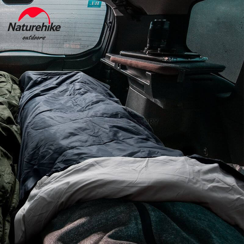 Спальный мешок Naturehike Y150L NH21MSD08 правый серо-голубой 220 см (6975641888741)