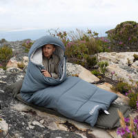 Спальный мешок Naturehike BE400 CNK2300SD021 с подогревом левый серый 220 см (6976507667272)
