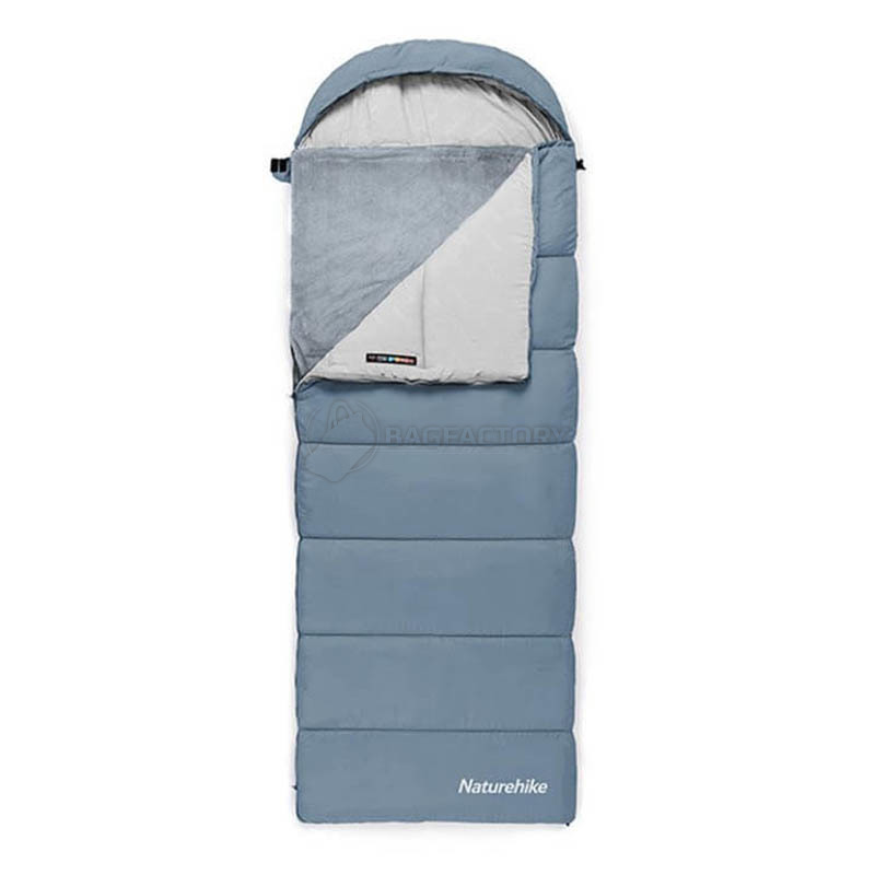 Спальный мешок Naturehike BE400 CNK2300SD021 с подогревом правый серый 220 см (6976507667319)