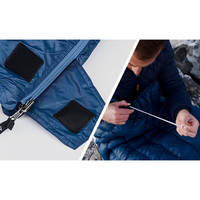 Спальный мешок пуховый Naturehike CWM400 CNK2300SD013 темно-голубой 200 см (6976023920882)