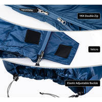 Спальный мешок пуховый Naturehike CWM400 CNK2300SD013 темно-голубой 200 см (6976023920882)