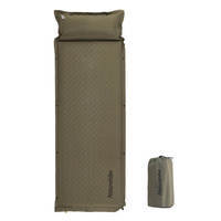 Туристический коврик Naturehike CNK2300DZ014 30мм с подушкой темно-зеленый 192 см (6976023923364)