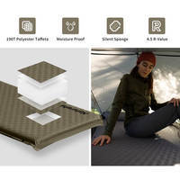 Туристический коврик Naturehike CNK2300DZ014 60мм с подушкой темно-зеленый 192 см (6976023923357)