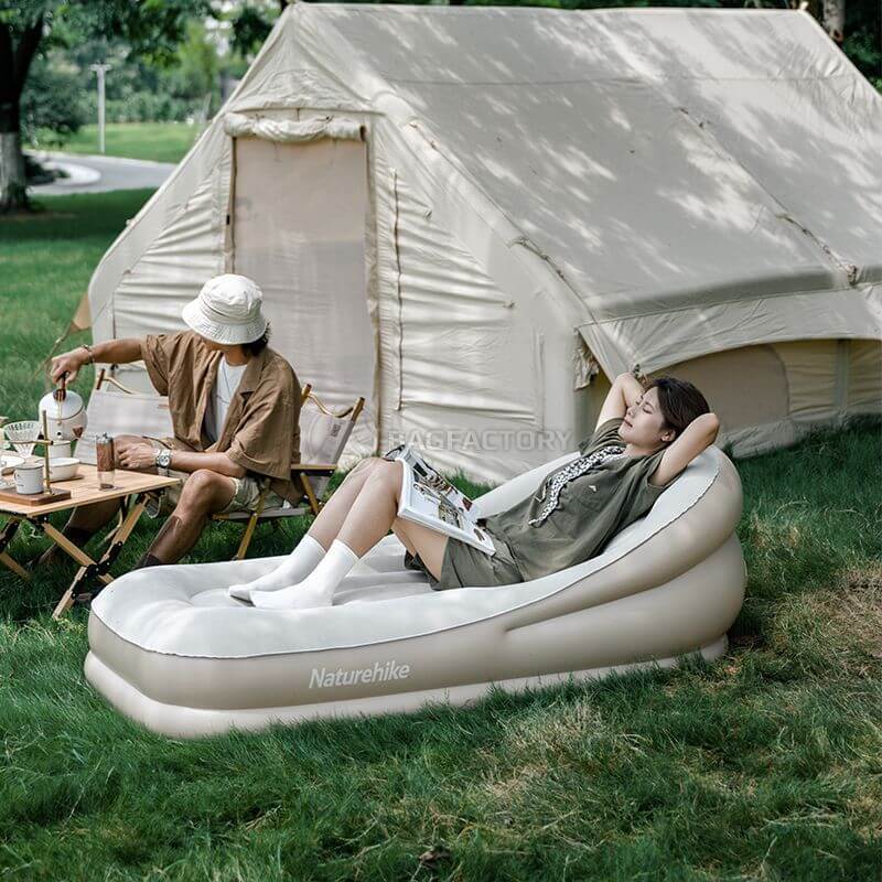 Матрас надувной Naturehike CNK2300DZ020 бежевый 180 см (6976023922480)