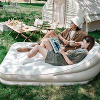 Матрас надувной двойной Naturehike CNK2300DZ020 бежевый 180 см (6976023922473)