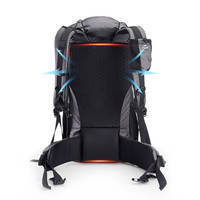 Туристический рюкзак Naturehike Rock NH19BP095 60+5 л графит (6927595761649)