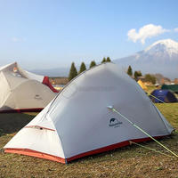 Палатка двухместная Naturehike Cloud Up 2 Updated NH17T001-T 210T зеленая (6927595730577)