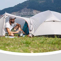 Палатка двухместная Naturehike Mongar NH17T007-M 20D серая (6927595708071)