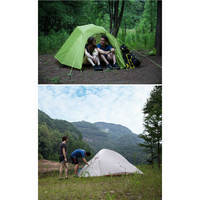Палатка трехместная Naturehike Cloud Up 3 Updated NH18T030-T 210T зеленая (6927595730621)