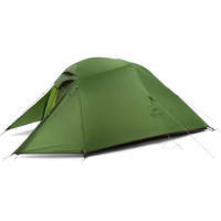 Палатка трехместная Naturehike Cloud Up 3 Updated NH18T030-T 20D темно-зеленая (6927595765685)