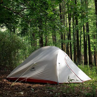 Палатка трехместная Naturehike Cloud Up 3 Updated NH18T030-T 20D темно-зеленая (6927595765685)