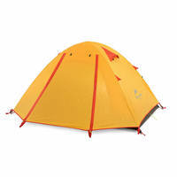 Палатка двухместная Naturehike P-Series NH18Z022-P 210T/65D оранжевая (6975641887843)